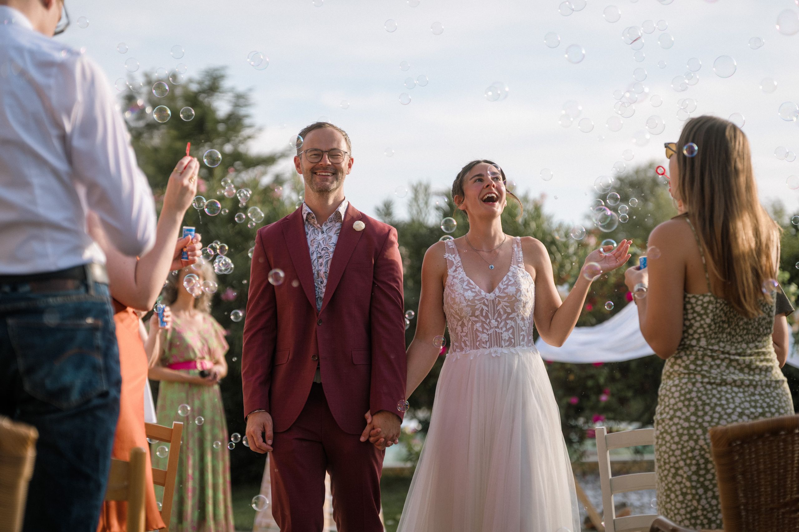 Saša Weddings bride and groom